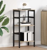 VidaXL Boekenkast Sonoma Eiken 40 x 29,5 x 81 cm Bewerkt hout