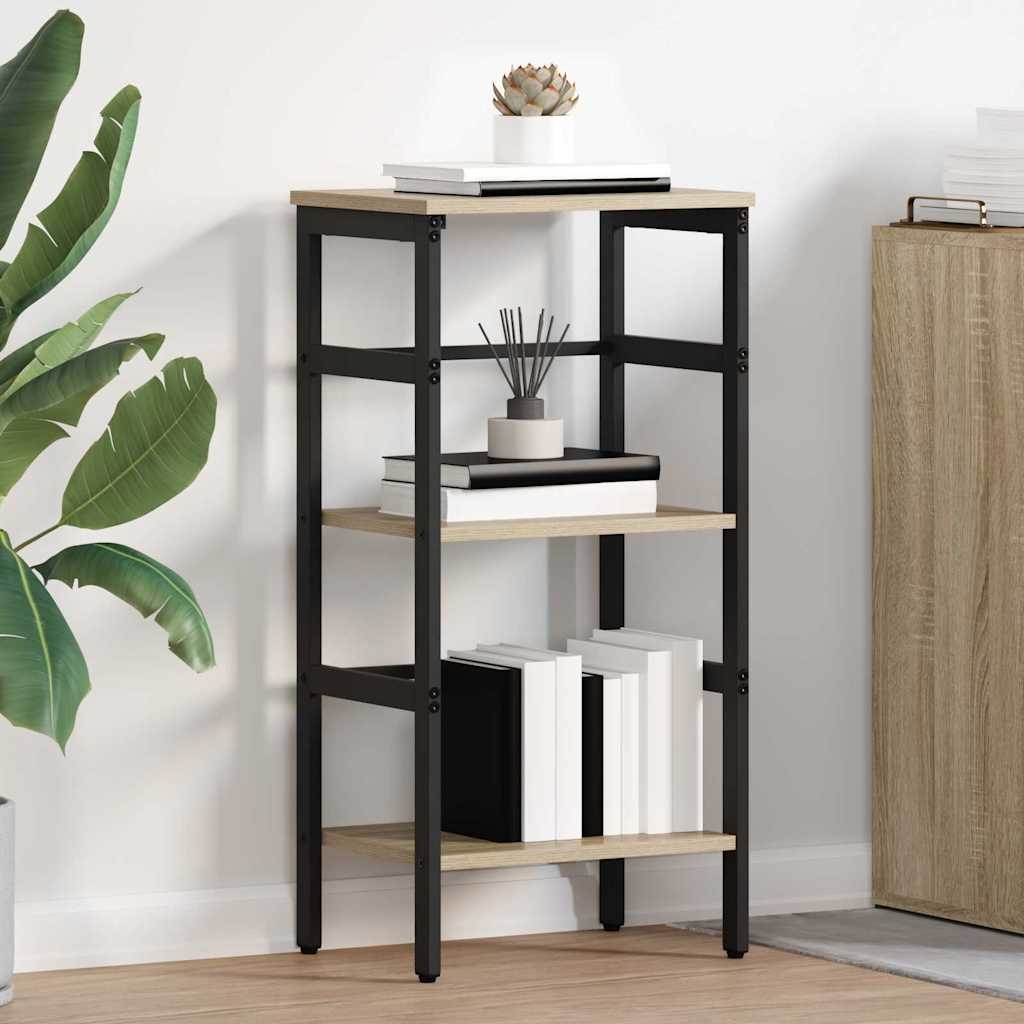 VidaXL Boekenkast Sonoma Eiken 40 x 29,5 x 81 cm Bewerkt hout