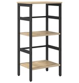 VidaXL Boekenkast Sonoma Eiken 40 x 29,5 x 81 cm Bewerkt hout