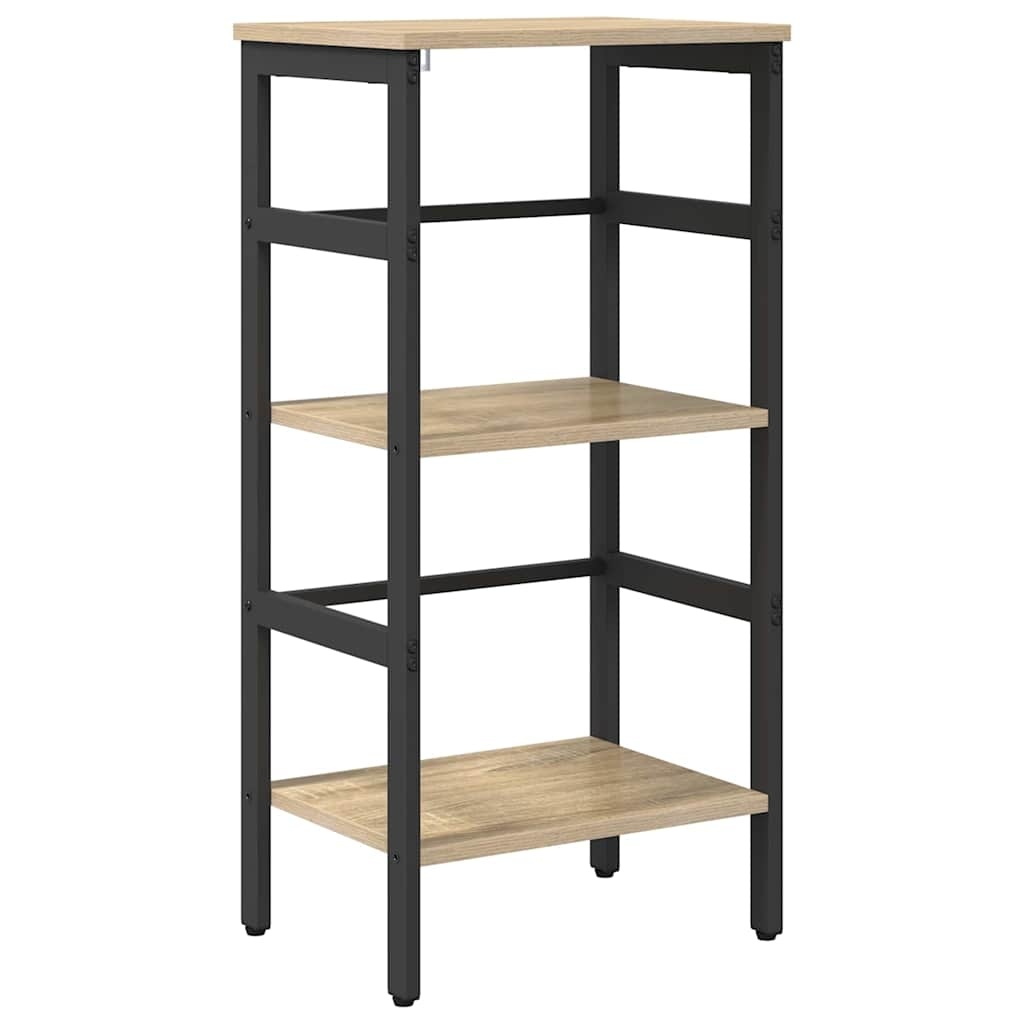 VidaXL Boekenkast Sonoma Eiken 40 x 29,5 x 81 cm Bewerkt hout