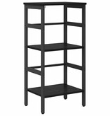 VidaXL Boekenkast Zwart Eiken 40 x 29,5 x 81 cm Bewerkt hout