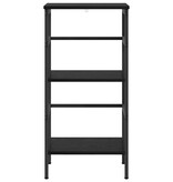 VidaXL Boekenkast Zwart Eiken 40 x 29,5 x 81 cm Bewerkt hout