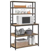 VidaXL Keukenplank Artisan Eiken 100 x 40 x 168 cm Bewerkt hout