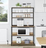 VidaXL Keukenplank Artisan Eiken 100 x 40 x 168 cm Bewerkt hout