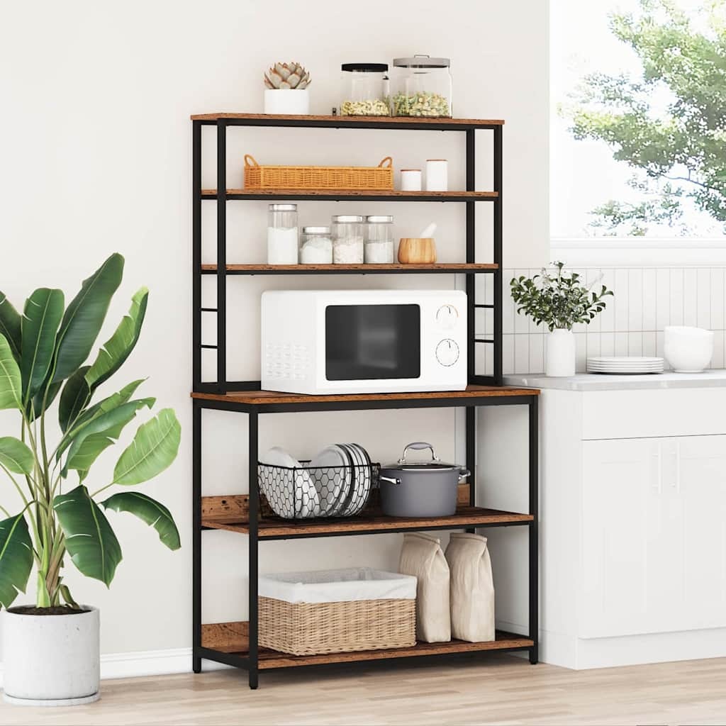 VidaXL Keukenplank Oud Hout 100 x 40 x 168 cm Bewerkt hout