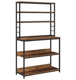 VidaXL Keukenplank Oud Hout 100 x 40 x 168 cm Bewerkt hout