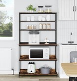 VidaXL Keukenplank Gerookt eiken 100 x 40 x 168 cm Bewerkt hout