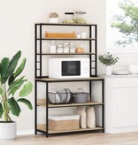 VidaXL Keukenplank Sonoma Eiken 100 x 40 x 168 cm Bewerkt hout