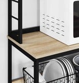 VidaXL Keukenplank Sonoma Eiken 100 x 40 x 168 cm Bewerkt hout