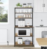 VidaXL Keukenplank Artisan Eiken 80 x 40 x 168 cm Bewerkt hout