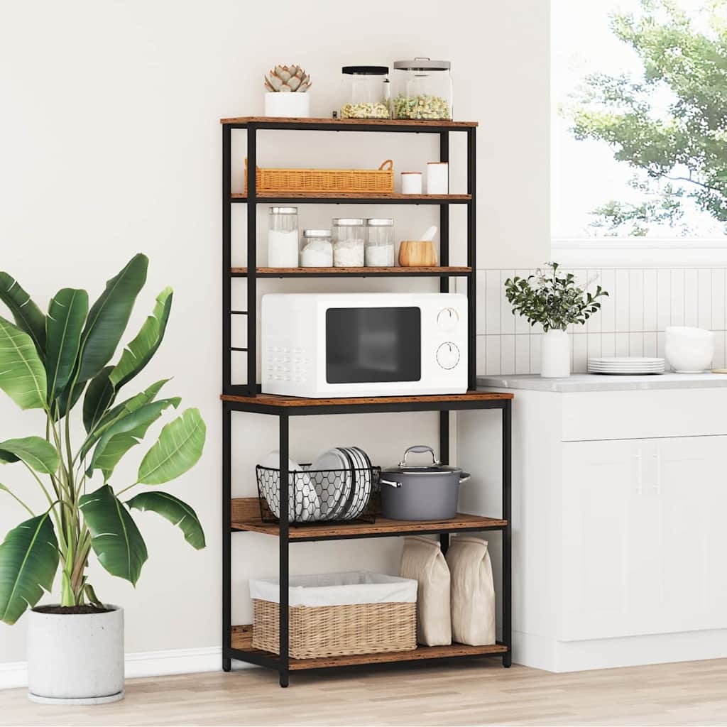 VidaXL Keukenplank Oud Hout 80 x 40 x 168 cm Bewerkt hout