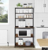 VidaXL Keukenplank Gerookt eiken 80 x 40 x 168 cm Bewerkt hout