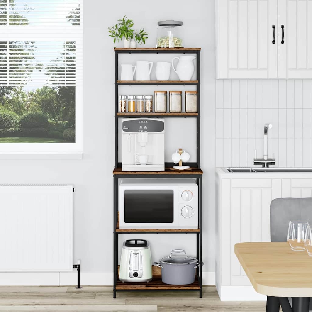 VidaXL Keukenplank Oud Hout 60 x 40 x 168 cm Bewerkt hout