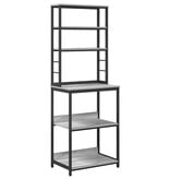 VidaXL Keukenplank Grijs Sonoma 60 x 40 x 168 cm Bewerkt hout