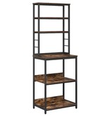 VidaXL Keukenplank Gerookt eiken 60 x 40 x 168 cm Bewerkt hout