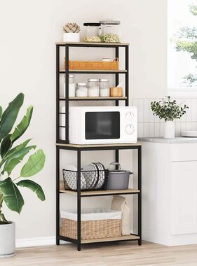 VidaXL Keukenplank Sonoma Eiken 60 x 40 x 168 cm Bewerkt hout