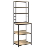 VidaXL Keukenplank Sonoma Eiken 60 x 40 x 168 cm Bewerkt hout