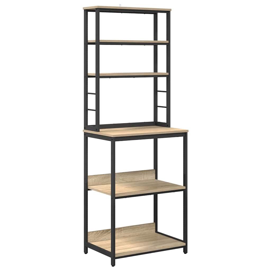 VidaXL Keukenplank Sonoma Eiken 60 x 40 x 168 cm Bewerkt hout