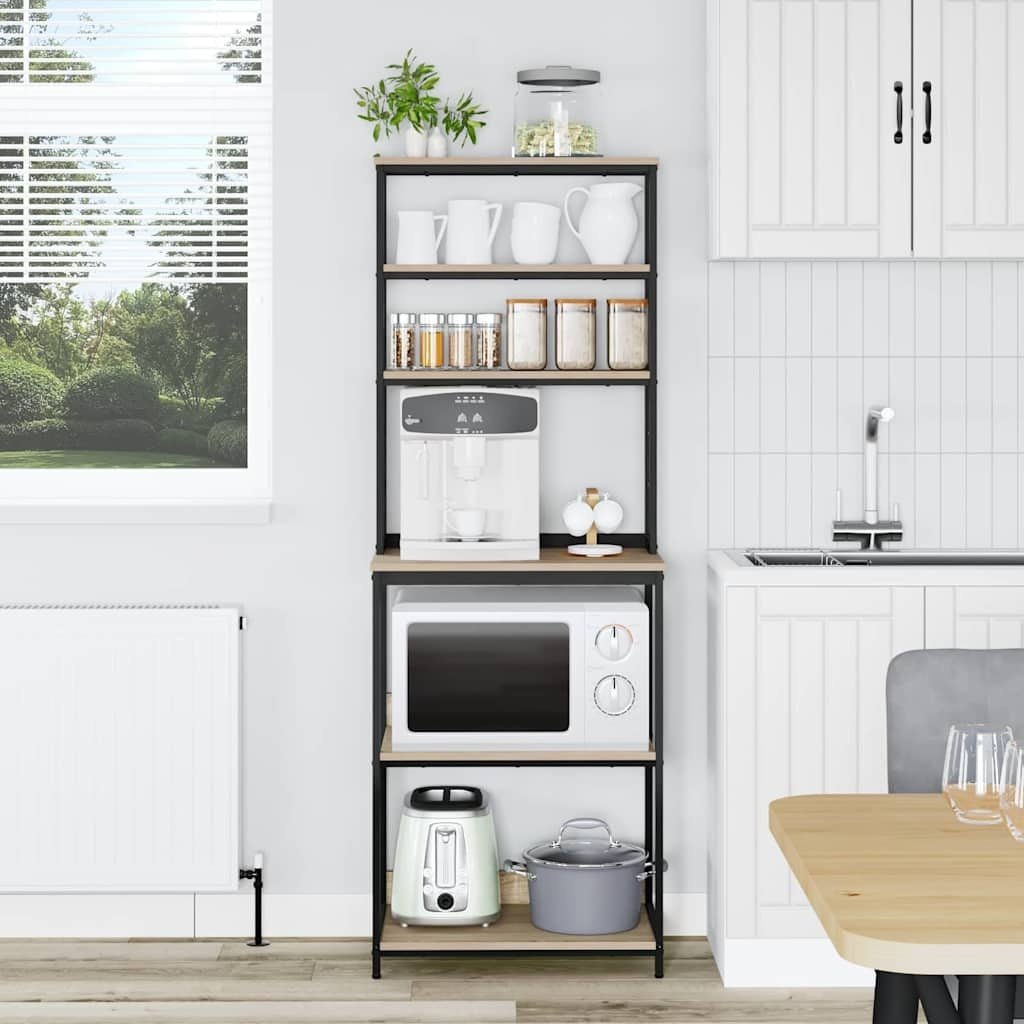 VidaXL Keukenplank Sonoma Eiken 60 x 40 x 168 cm Bewerkt hout