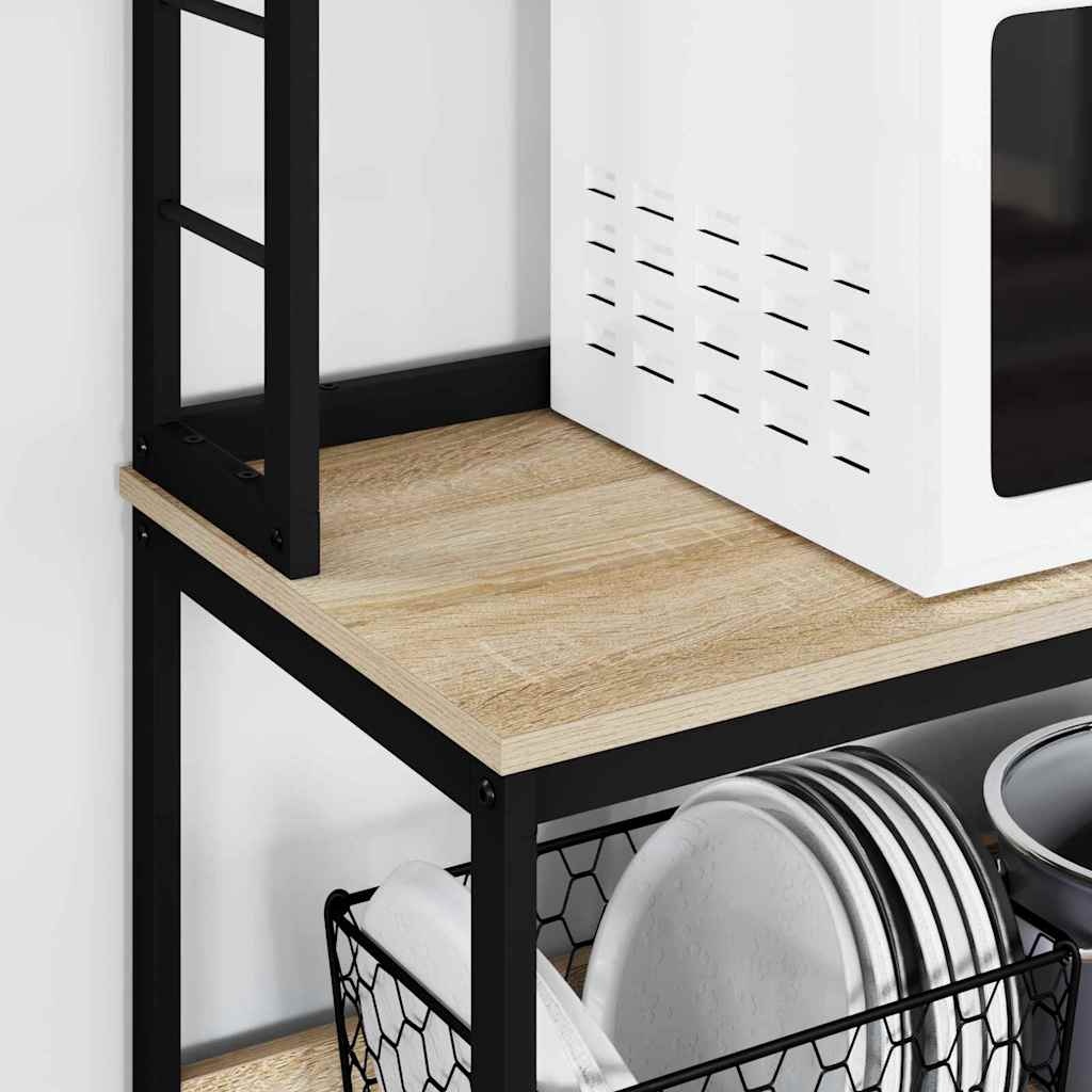 VidaXL Keukenplank Sonoma Eiken 60 x 40 x 168 cm Bewerkt hout