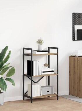 VidaXL Boekenkast Artisan Eiken 56 x 34 x 96 cm Bewerkt hout