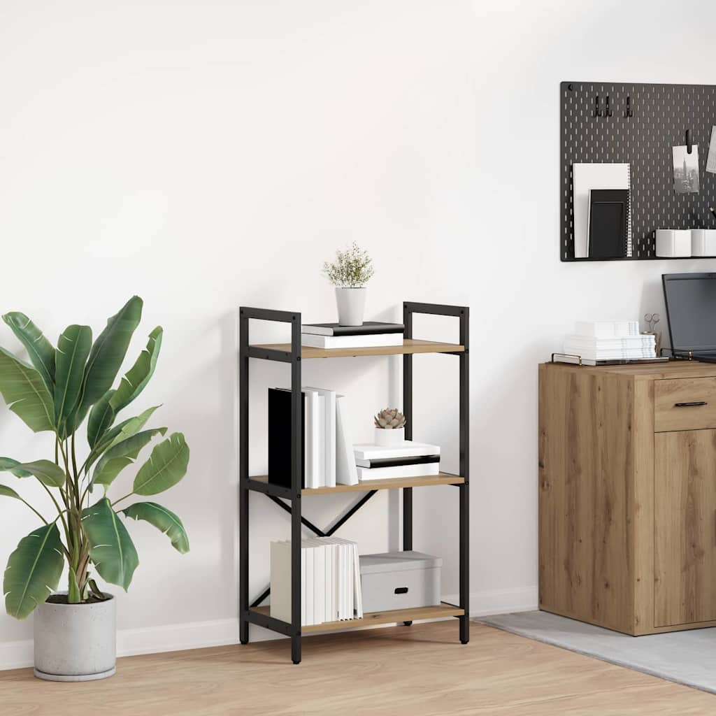 VidaXL Boekenkast Artisan Eiken 56 x 34 x 96 cm Bewerkt hout