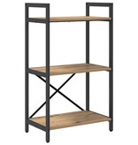 VidaXL Boekenkast Artisan Eiken 56 x 34 x 96 cm Bewerkt hout