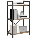 VidaXL Boekenkast Artisan Eiken 56 x 34 x 96 cm Bewerkt hout