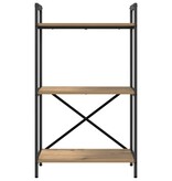 VidaXL Boekenkast Artisan Eiken 56 x 34 x 96 cm Bewerkt hout