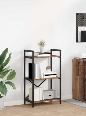 VidaXL Boekenkast Oud Hout 56 x 34 x 96 cm Bewerkt hout