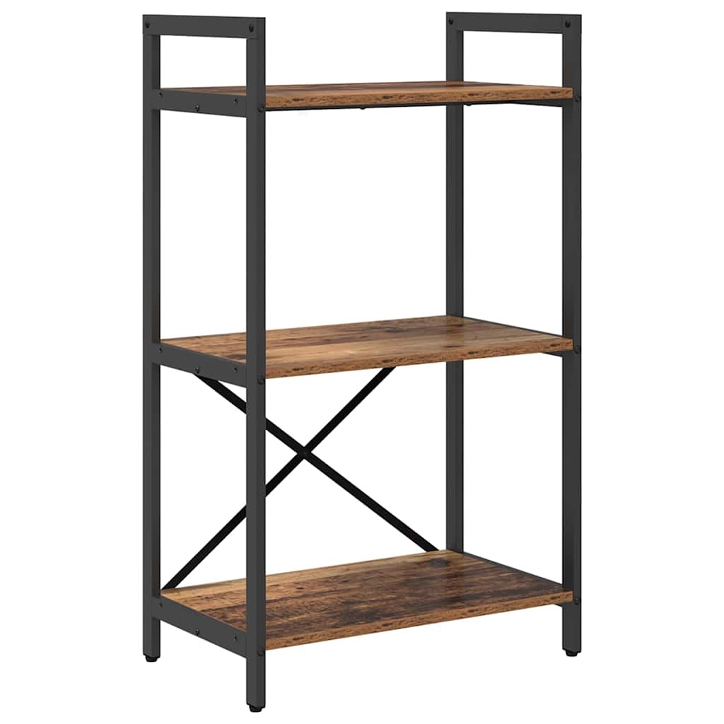 VidaXL Boekenkast Oud Hout 56 x 34 x 96 cm Bewerkt hout