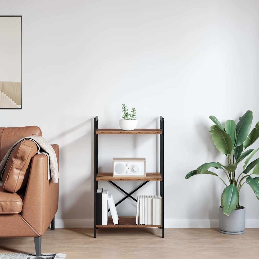 VidaXL Boekenkast Oud Hout 56 x 34 x 96 cm Bewerkt hout