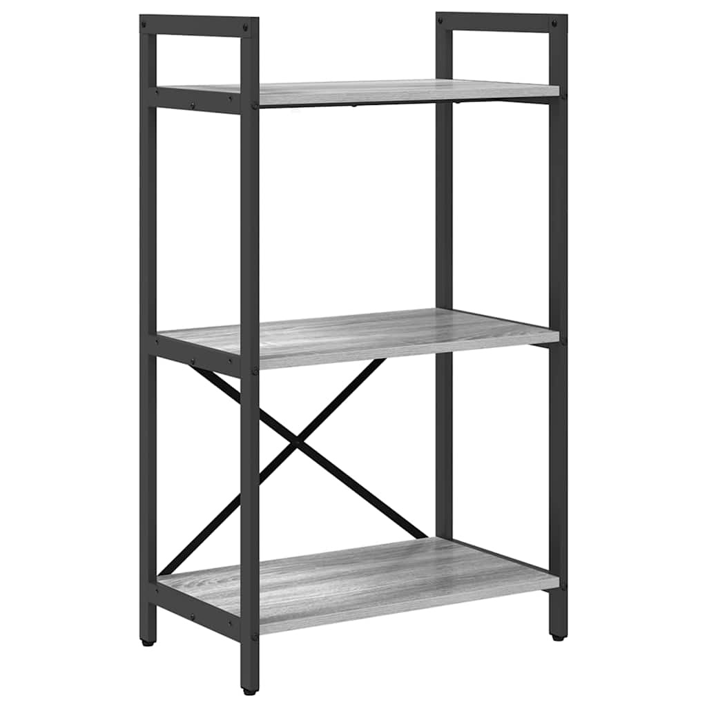 VidaXL Boekenkast Grijs Sonoma 56 x 34 x 96 cm Bewerkt hout