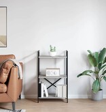 VidaXL Boekenkast Grijs Sonoma 56 x 34 x 96 cm Bewerkt hout