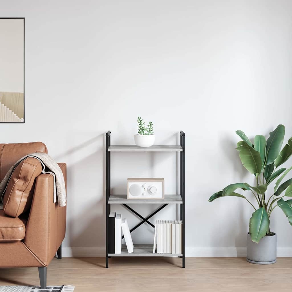 VidaXL Boekenkast Grijs Sonoma 56 x 34 x 96 cm Bewerkt hout