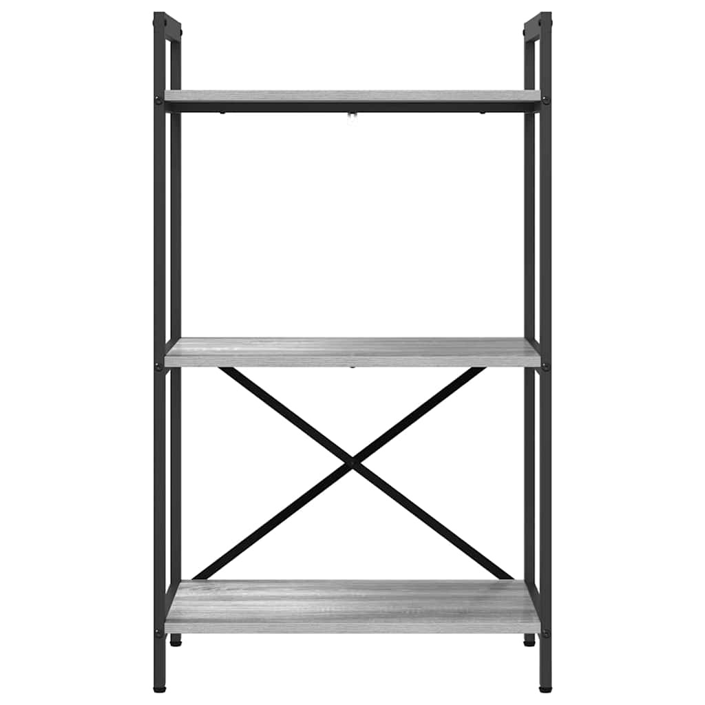 VidaXL Boekenkast Grijs Sonoma 56 x 34 x 96 cm Bewerkt hout