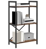VidaXL Boekenkast Gerookt eiken 56 x 34 x 96 cm Bewerkt hout