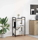 VidaXL Boekenkast Sonoma Eiken 56 x 34 x 96 cm Bewerkt hout