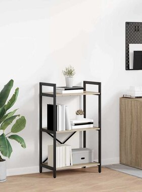 VidaXL Boekenkast Sonoma Eiken 56 x 34 x 96 cm Bewerkt hout