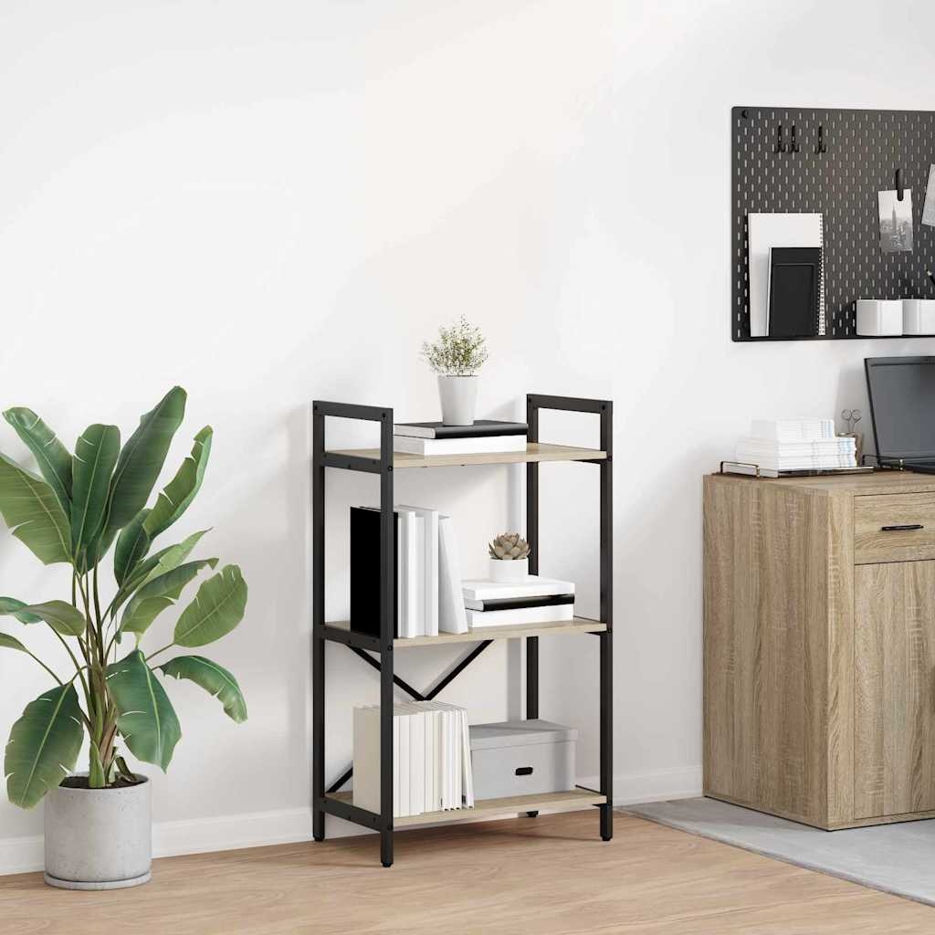 VidaXL Boekenkast Sonoma Eiken 56 x 34 x 96 cm Bewerkt hout