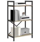 VidaXL Boekenkast Sonoma Eiken 56 x 34 x 96 cm Bewerkt hout
