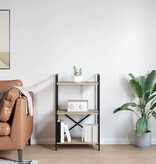 VidaXL Boekenkast Sonoma Eiken 56 x 34 x 96 cm Bewerkt hout