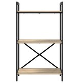 VidaXL Boekenkast Sonoma Eiken 56 x 34 x 96 cm Bewerkt hout