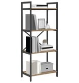 VidaXL Boekenkast Artisan Eiken 56 x 34 x 133,5 cm Bewerkt hout