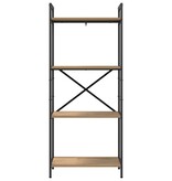 VidaXL Boekenkast Artisan Eiken 56 x 34 x 133,5 cm Bewerkt hout