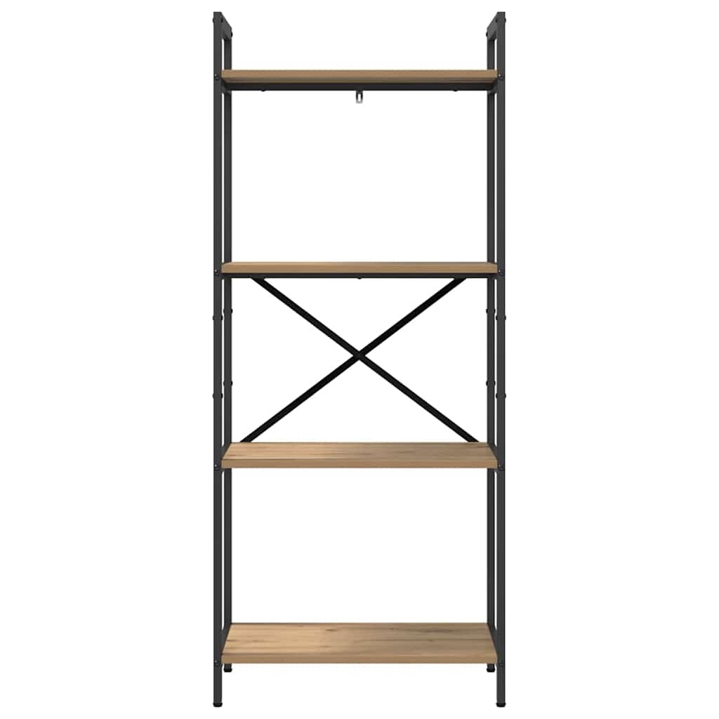 VidaXL Boekenkast Artisan Eiken 56 x 34 x 133,5 cm Bewerkt hout