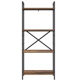 VidaXL Boekenkast Oud Hout 56 x 34 x 133,5 cm Bewerkt hout