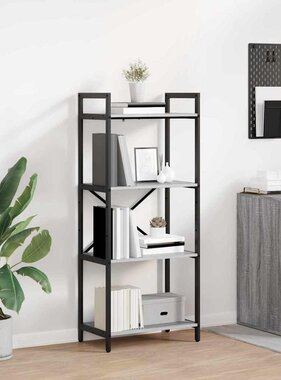 VidaXL Boekenkast Grijs Sonoma 56 x 34 x 133,5 cm Bewerkt hout