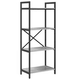 VidaXL Boekenkast Grijs Sonoma 56 x 34 x 133,5 cm Bewerkt hout