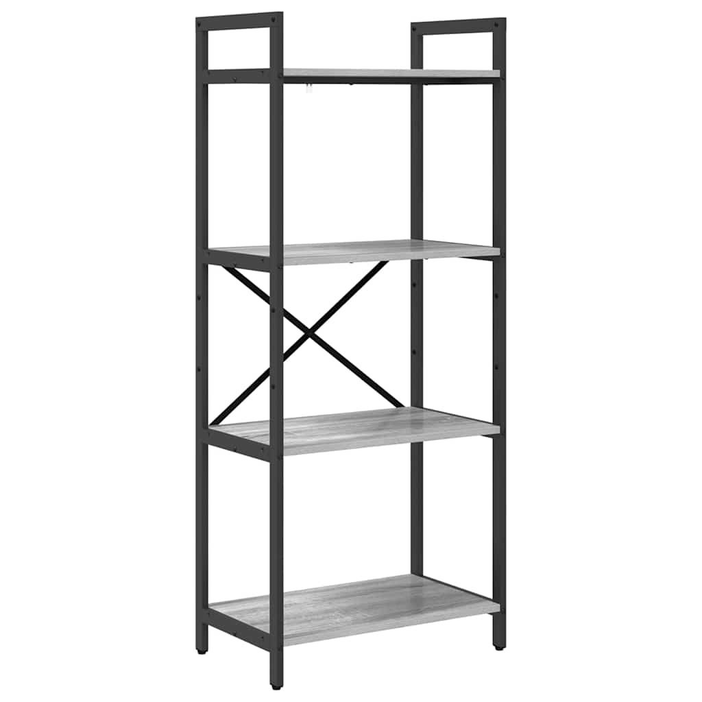 VidaXL Boekenkast Grijs Sonoma 56 x 34 x 133,5 cm Bewerkt hout